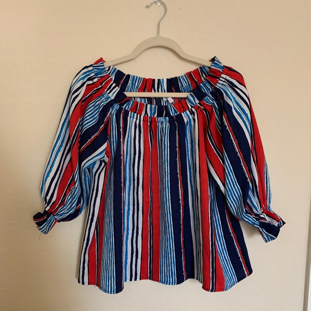Off the shoulder blouse